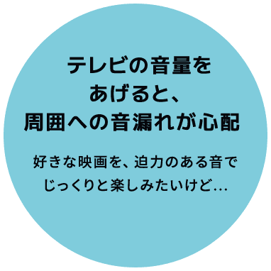�e���r�̉��ʂ�������ƁA���͂ւ̉��R�ꂪ�S�z �D���ȉf����A���͂̂��鉹�ł�������Ɗy���݂������ǁc
