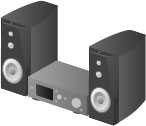 HDD�I�[�f�B�I�v���C���[�V�X�e��+�X�s�[�J�[�@