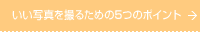 �����ʐ^���B�邽�߂�5�̃|�C���g