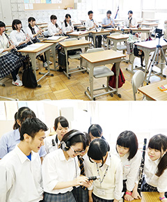 吹奏楽部員の皆さんからのコメント