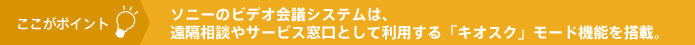 �y�������|�C���g�z�\�j�[�̃r�f�I��c�V�X�e���́A���u���k��T�[�r�X�����Ƃ��ė��p����u�L�I�X�N�v���[�h�@�\�𓋍ځB