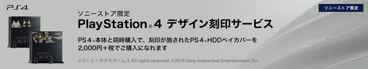 PlayStation(R)4 �f�U�C������T�[�r�X