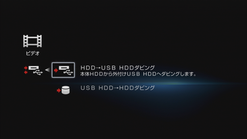 ビデオ画面