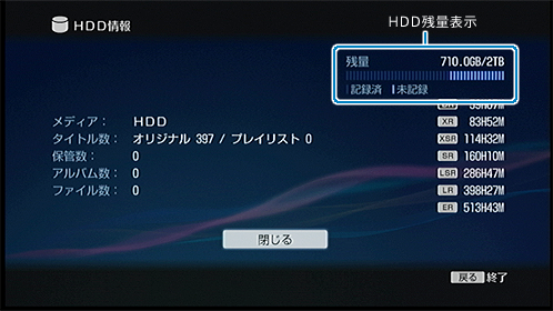 HDD情報