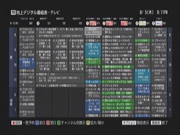 録画したい番組を選ぶ