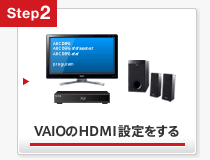 VAIO��HDMI�ݒ������