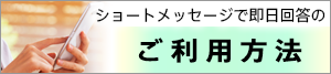 �V���[�g���b�Z�[�W�ő����񓚂̂����p���@
