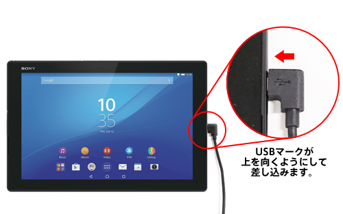 microUSB�ڑ��[�q��microUSB�v���O����������