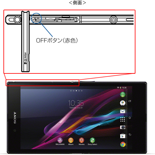 Xperia Z Ultra�̃��Z�b�g���@