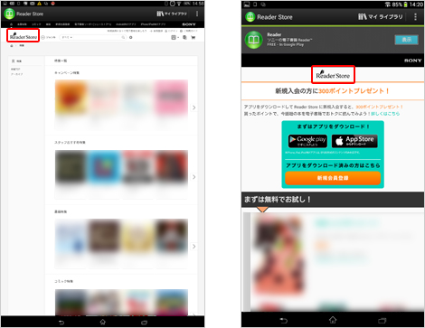 Reader Store���