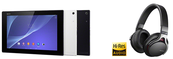 Xperia Z2 Tablet �n�C���]�Ή��w�b�h�z��