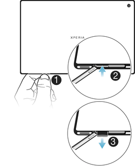 Sony Xperia&trade; Tablet Z�̃������[�J�[�h�����O��