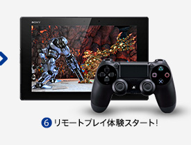 (6)リモートプレイ体験スタート!