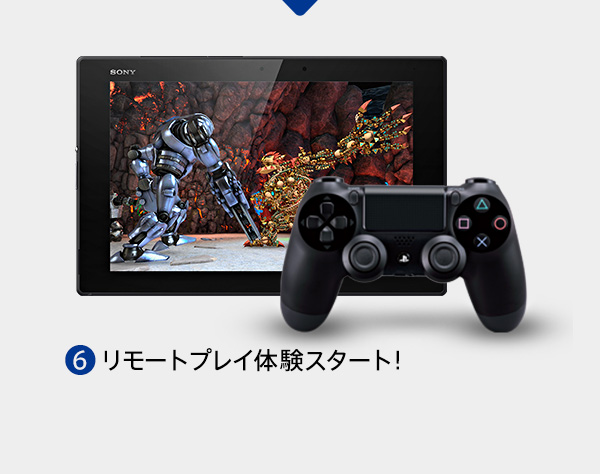 (6)リモートプレイ体験スタート!