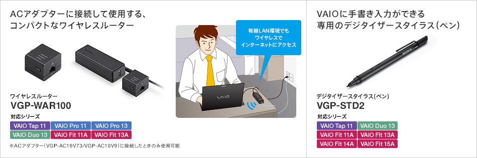 ���C�����X���[�^�[ VGP-WAR100 / �f�W�^�C�U�[�X�^�C���X�i�y���j VGP-STD2