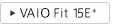 VAIO Fit 15E