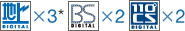 �n��DIGITAL&times;3*�EBS DIGITAL&times;2�E110&deg;CS DIGITAL&times;2