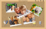 「WebCam Message Board」 画面写真