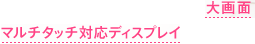 ���ʃ}���`�^�b�`�Ή��f�B�X�v���C
