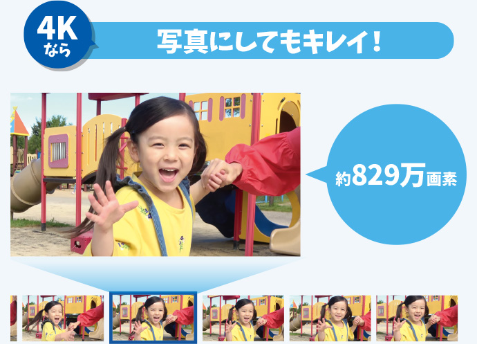 4Kなら写真にしてもキレイ!