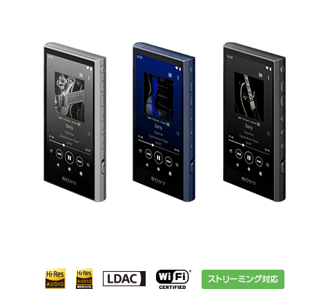 �X�g���[�~���OWALKMAN&reg; NW-A300�V���[�Y �O���[ �u���[ �u���b�N