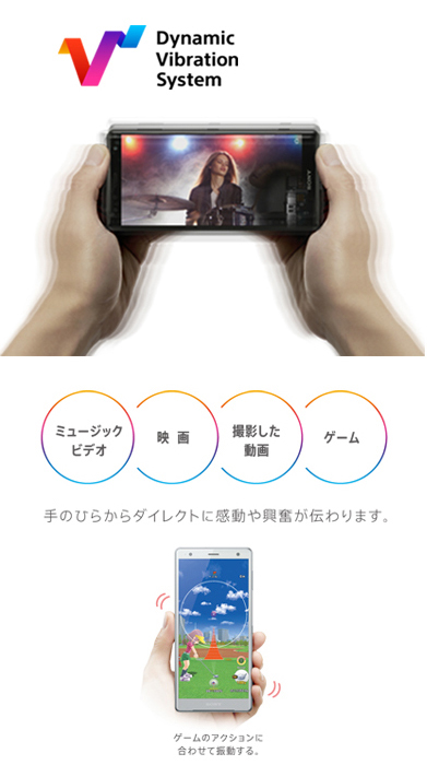 手のひらからダイレクトに感動や興奮が伝わります